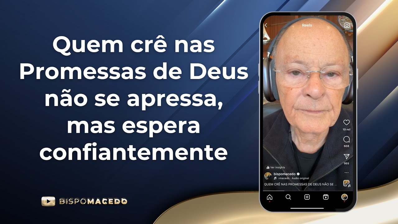 Quem crê nas Promessas de Deus não se apressa, mas espera confiantemente - Meditação Matinal 24/08