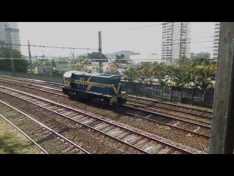 Locomotiva U5 - SVL 510 de passagem pela Linha Tronco Oeste (Linha 8)