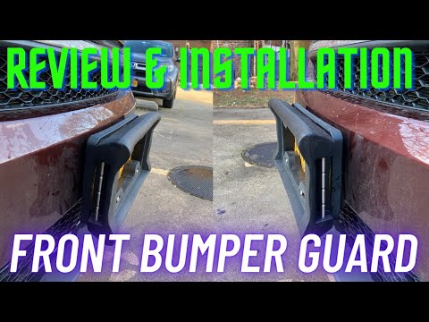 Front Bumper Guard for car license plate | Review & Installation | Bumper Thumper