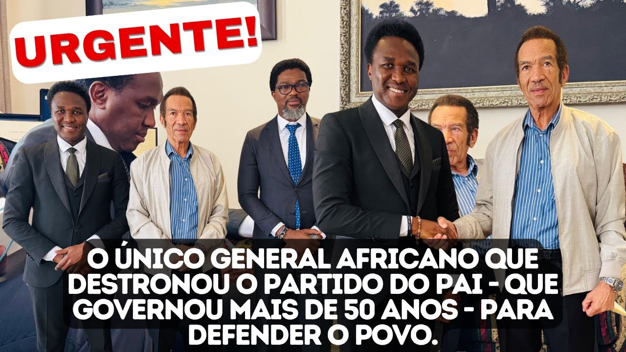 VENANCIO MONDLANE REAPARECE AO LADO IAN KHAMA EX-PR DO BOTSWANA, APÓS A PGR O NOTIFICAR