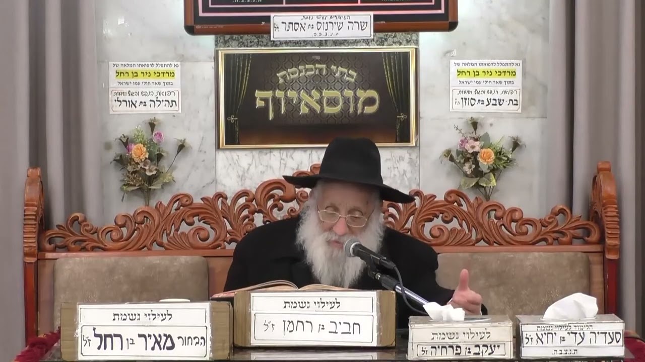 הרב אברהם יונה  •  דיני הבדיקה