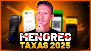 Qual a MELHOR MÁQUINA de CARTÃO com MENOR TAXA em 2025? [ANÁLISE COMPLETA]