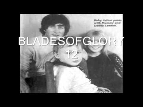 Cyn and Julian Lennon being recorded by John - RARE