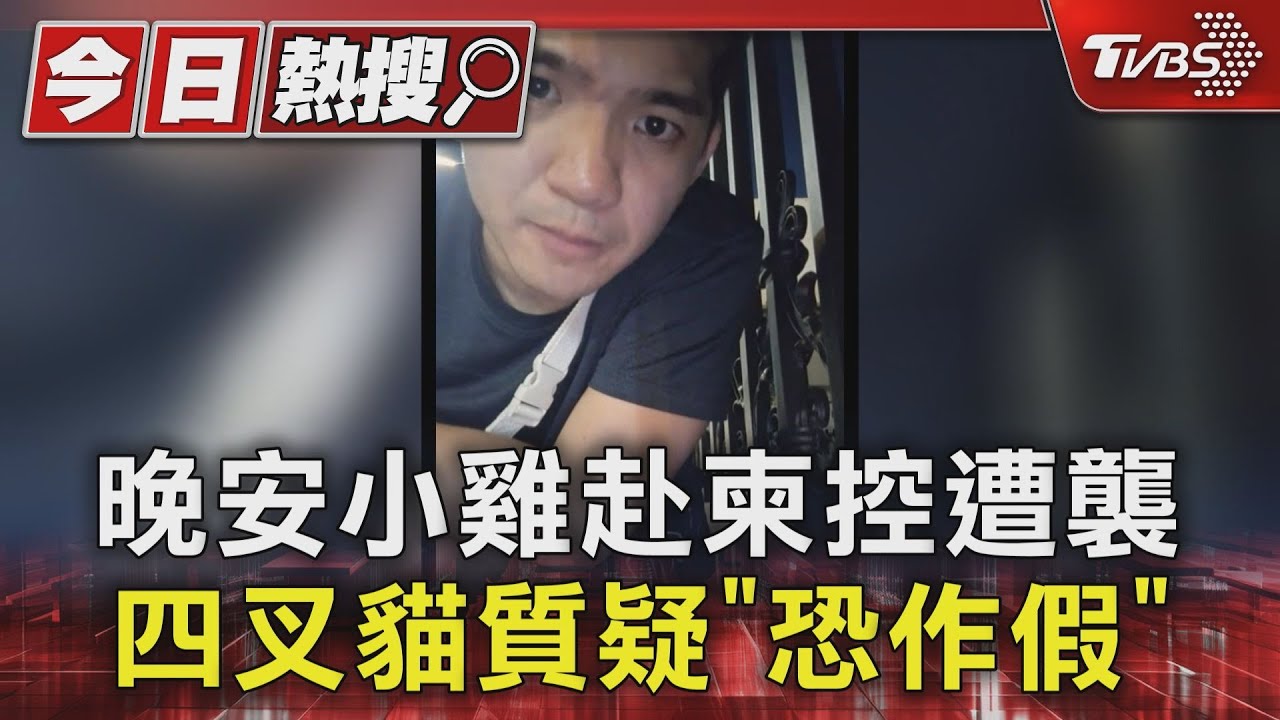晚安小雞赴柬控遭襲 四叉貓質疑「恐作假」