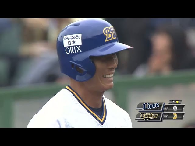 【2回裏】バファローズ・糸井 追加点となる2点タイムリーヒット!! 2015/4/19 Bs-L