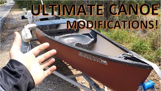 Fishing Canoe Modifications | Old Town Saranac Customisation