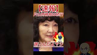 遅いんだよヤジ 片山財務相は続行