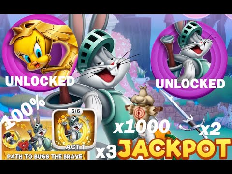 "Bugs the Brave" the legendary tunes and "Tweety the Twue" unlocked! - Looney Tunes World of Mayhem