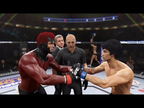 Gambit vs. Bruce Lee (EA sports UFC 2)