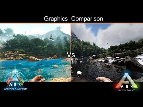 Ark Survival Evolved vs Ascended - Graphics Comparison