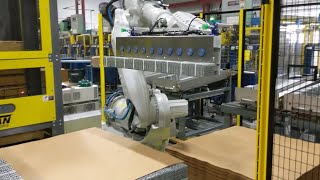 Multi-lane Robotic Palletizing with ABB 6-axis IRB 6700 Robot