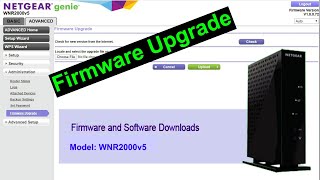 how to update firmware on NETGEAR router 2020, Model WNR2000v5 [MK TricK Pro]