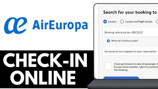 How to Check in Online Air Europa (flight)