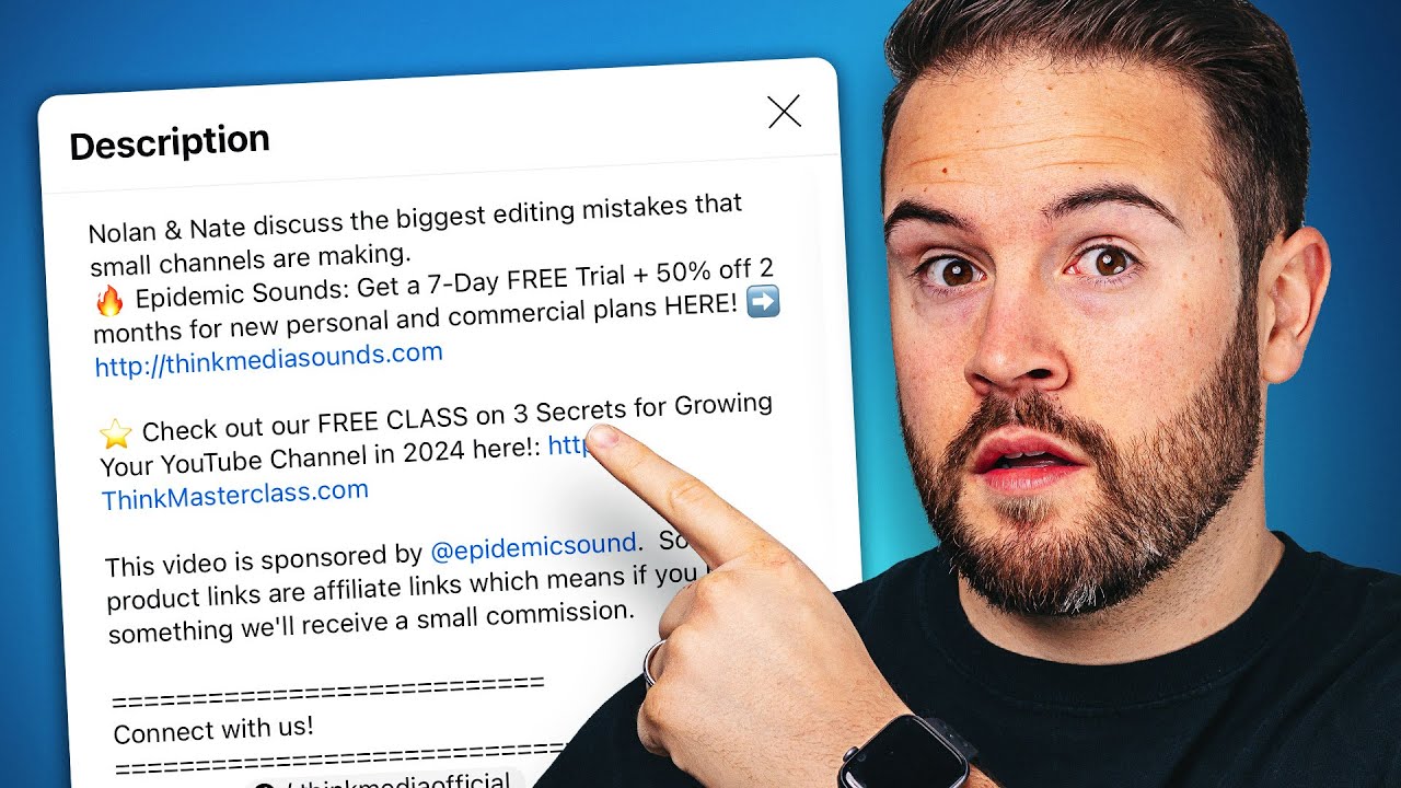 Setup Your YouTube Description The Right Way! (More Views & Money)