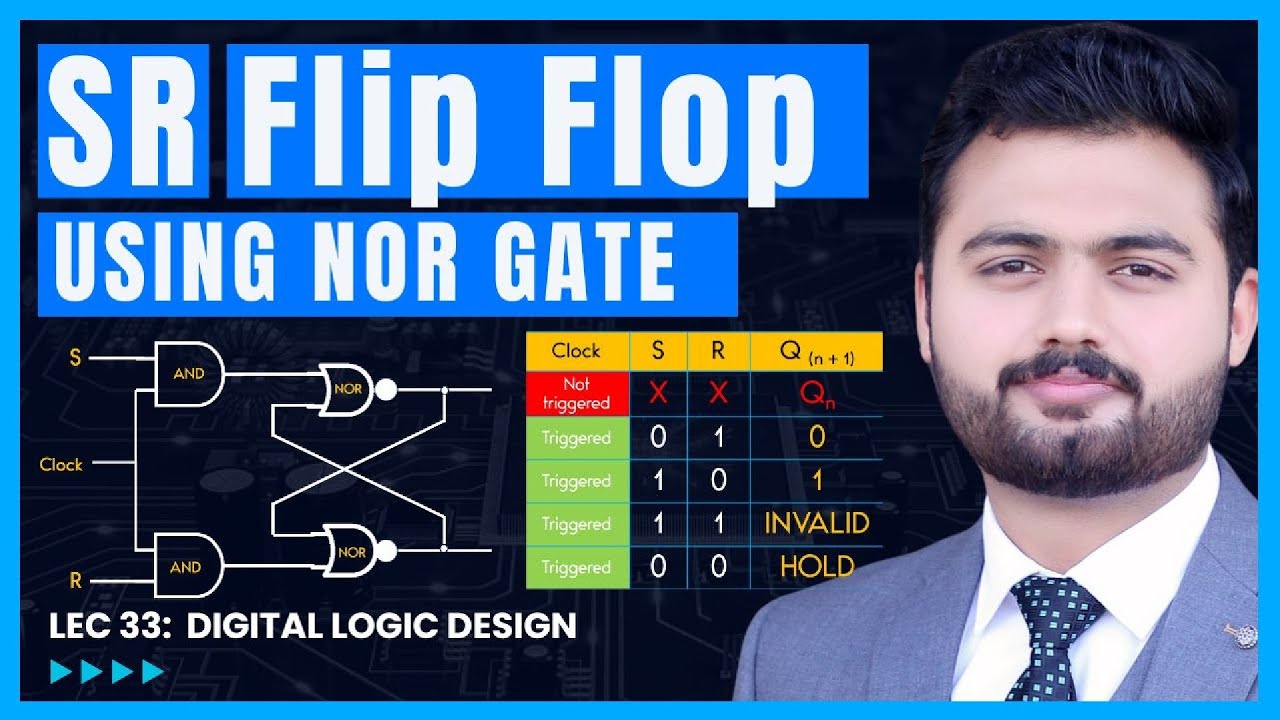 SR Flip Flop Using NOR Gate | Working, Truth Table & Circuit