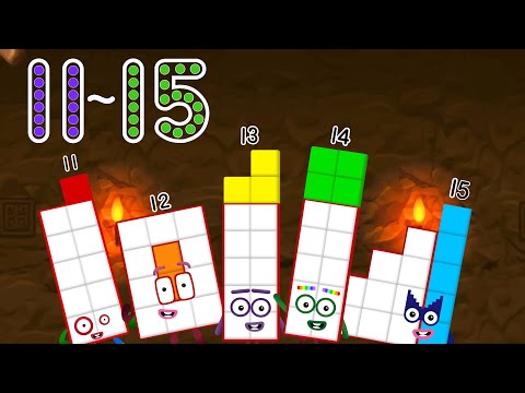 Numberblocks 11 to 15 Magic Run - Numberblocks Character Adventure | Number Counting Go Explore Game