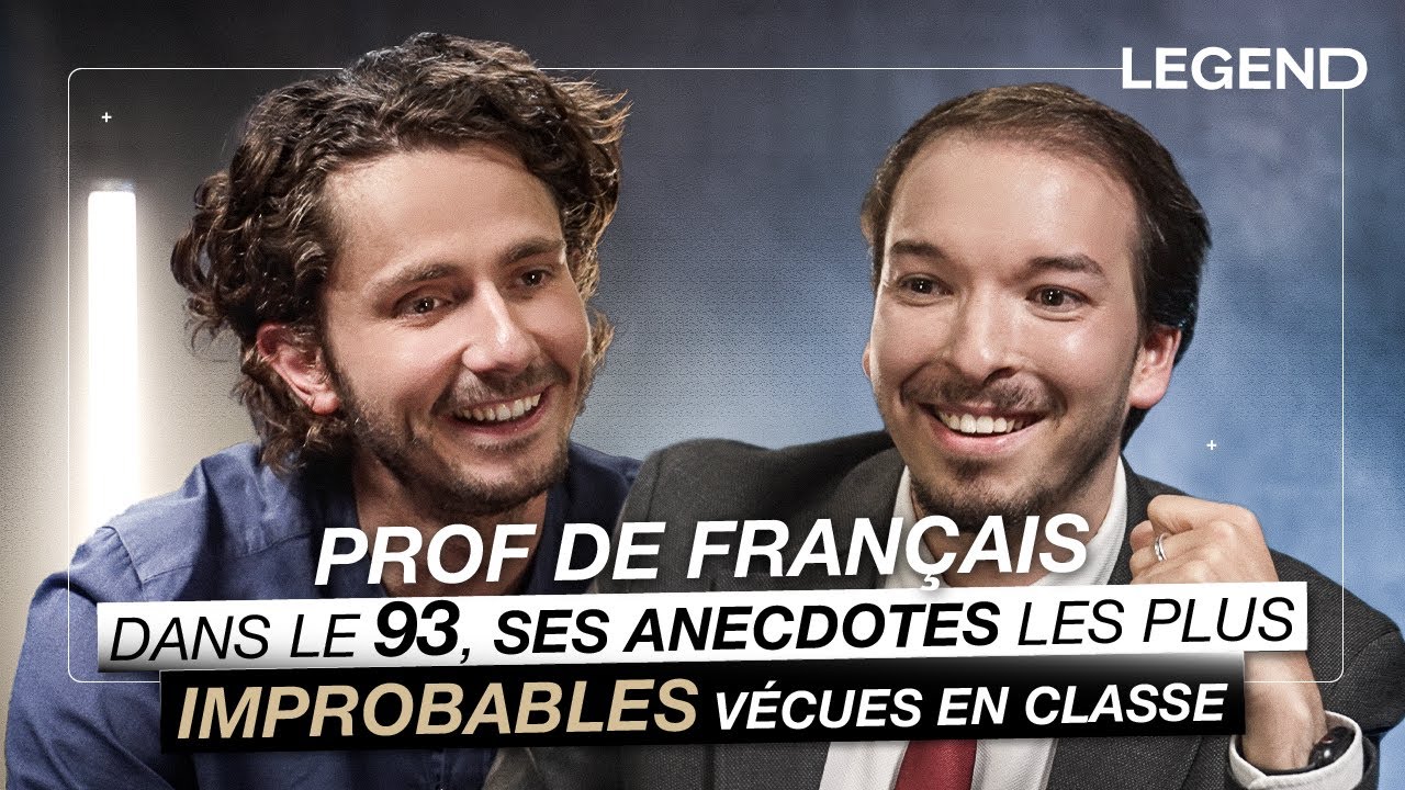 PROF DE FRANÇAIS DANS LE 93, CYRIL NOUS RACONTE SES ANECDOTES LES PLUS IMPROBABLES VÉCUES EN CLASSE