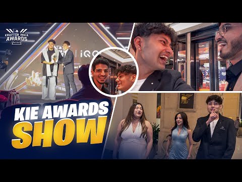 KIE AWARD FUNCTION VLOG🎥 ft.@GodLikeEsportss | VLOG-14💛
