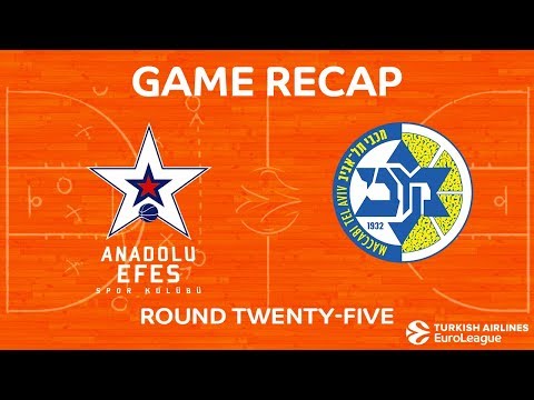 Highlights: Anadolu Efes Istanbul - Maccabi FOX Tel Aviv