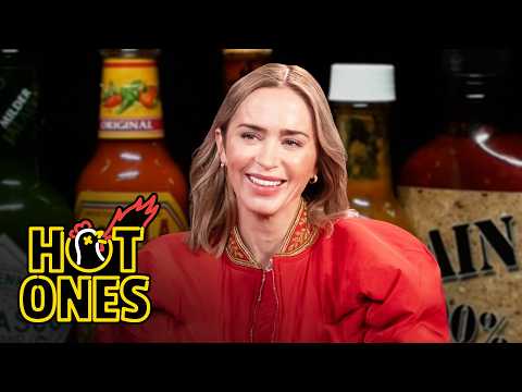 Emily Blunt Is Up to the Challenge While Eating Spicy Wings | Hot Ones