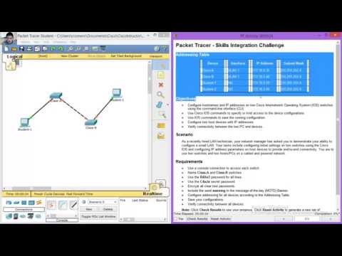 1.3.1.3 Packet Tracer - Skills Integration Challenge