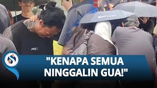 LUAPAN EMOSI REZA ARAP! Tangis Histeris & Sujud usai Makamkan Lula, 