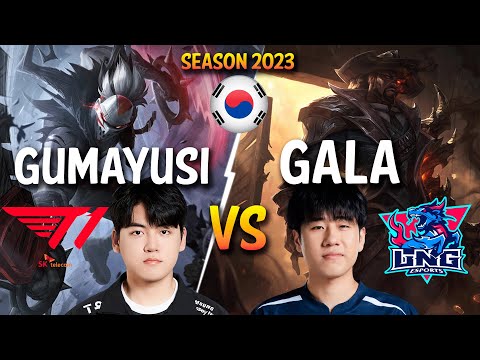 T1 Gumayusi vs LNG GALA - Gumayusi DRAVEN vs GALA LUCIAN ADC - Patch 13.24