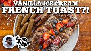 Vanilla Ice Cream French Toast on the Blackstone Griddle