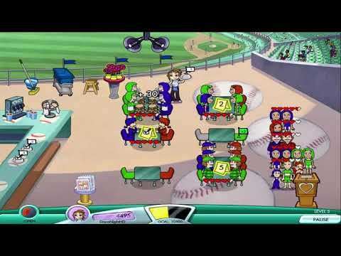 Diner Dash 4: Hometown Hero Walkthrough - Level #15 - Diner at Homerun Park - Peanuts