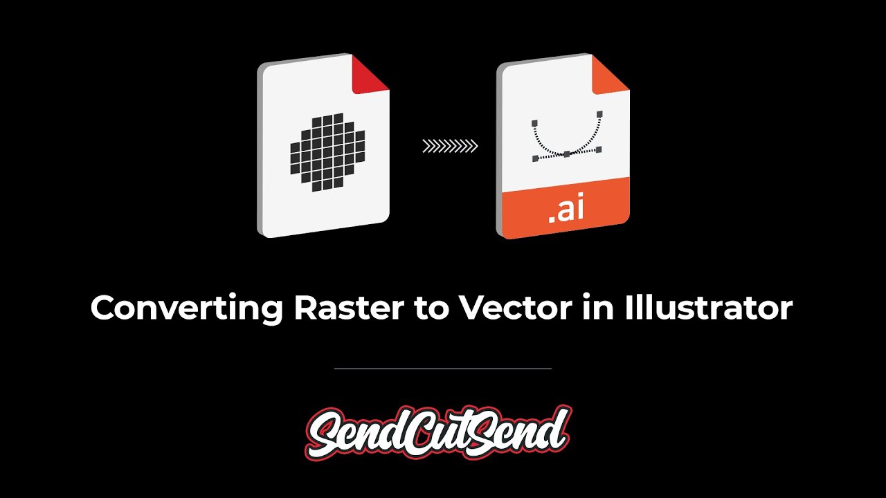 Converting Raster to Vector in Illustrator for Laser Cutting