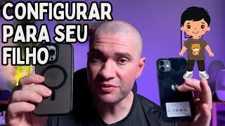 COMO CRIAR CONTA de ICLOUD para FILHOS e TER CONTROLE TOTAL (Tempo de Uso e Pedir Para Comprar!) 🚨