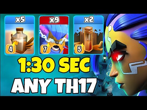 TH17 Super Yeti + Revive Spell + Quake Attack Strategy | TH17 Attack Strategies (Clash of Clans)