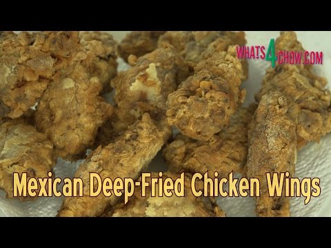 Mexican Deep Fried Chicken Wings - Crispy Deep Fried Wings with Mexican Spice