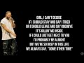 DRAKE PARTYNEXTDOOR DIE TRYING Lyrics