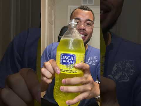 Trying Inca Kola for the First Time