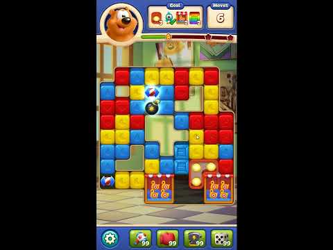 Toon Blast Level 7418 - NO BOOSTERS 🐻🐺🐱 | SKILLGAMING ✔️