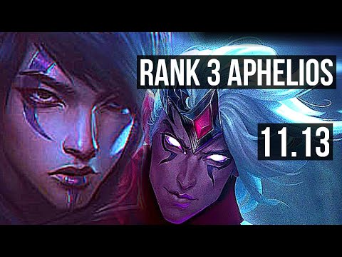 APHELIOS & Thresh vs VARUS & Alistar (ADC) | Rank 3 Aphelios, 8/2/6 | KR Challenger | v11.13