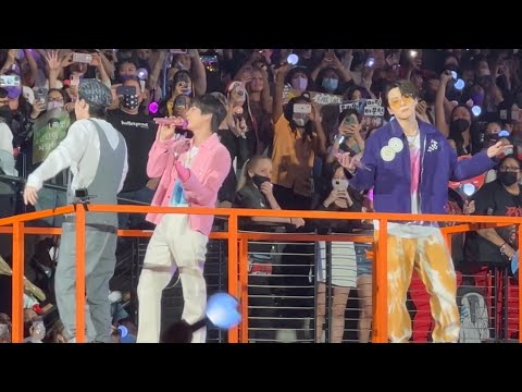 220415 Telepathy BTS Fancam Permission to Dance PTD On Stage Las Vegas Concert Live 방탄소년단