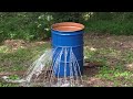 Mini Uzi vs Water Barrel