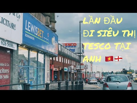 Primeira vez no supermercado Tesco na Inglaterra | Vida no Reino Unido - Vlog #30