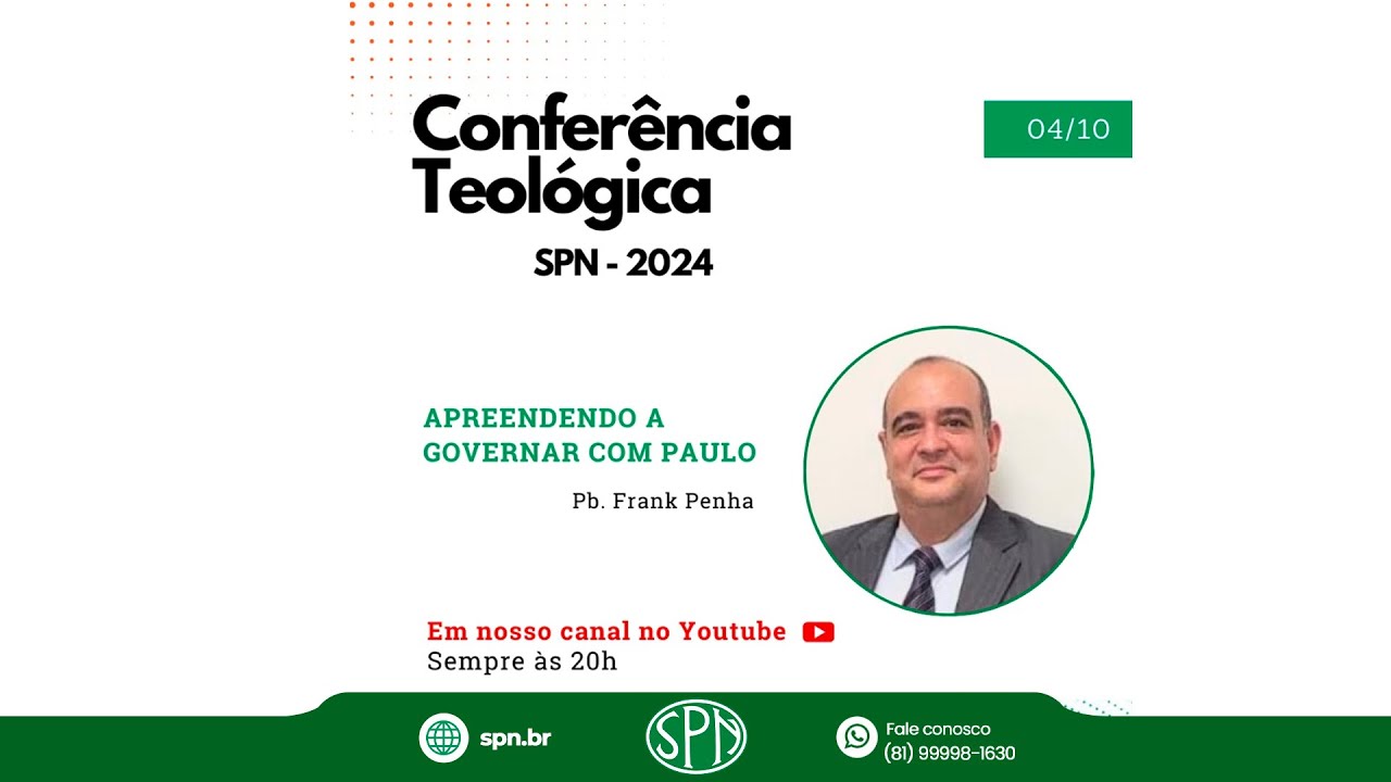 CONFERÊNCIA TEOLÓGICA SPN - 2024 - Dia 5