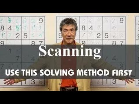 Sudoku Scanning: How to Solve Puzzles Faster | Sudoku Beginner Tutorial