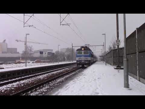 R 666 Vajgar s lokomotivou 242.277 + pozdrav. Č.B sev. zast. 20.01 2018