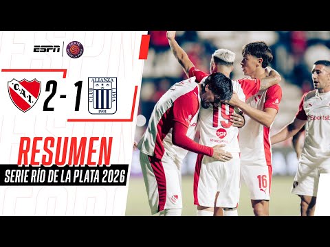 EL ROJO EMPEZÓ LA SERIE RÍO DE LA PLATA CON UNA VICTORIA | Independiente 2-1 A. Lima | RESUMEN