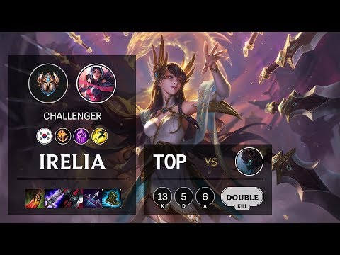 Irelia Top vs Maokai - KR Challenger Patch 10.9