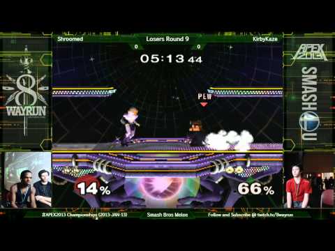 APEX 2013   SSBM L9   Shroomed VS KirbyKaze