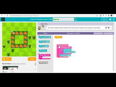 Nested Loops in Maze