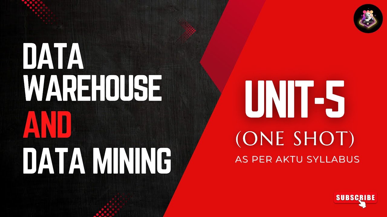 #5 Data Warehouse and Data Mining Unit-5 (one shot) || Btech AKTU || @brevilearning