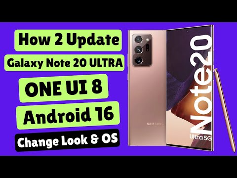 How To Install ONE UI 8 Android 16 ON Galaxy Note 20 ULTRA #update #oneui8 #note20ultra #diy