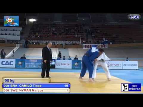 Judo 2010 World Cup Men Vienna: Tiago Camilo (BRA) - Marcus Nyman (SWE) [-90kg]